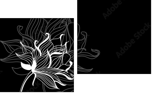 Kwiaty okiem grafika
 - Obraz dwuczęściowy, Dyptyk