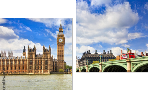 Big Ben – centralny Londyn w obiektywie
 - Obraz dwuczęściowy, Dyptyk