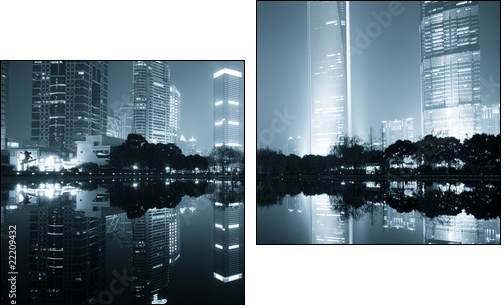 Szanghaj – nocny spacer po mieście
 - Obraz dwuczęściowy, Dyptyk