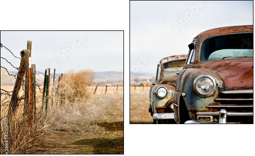 Samochody retro – amerykańska prowincja
 - Obraz dwuczęściowy, Dyptyk