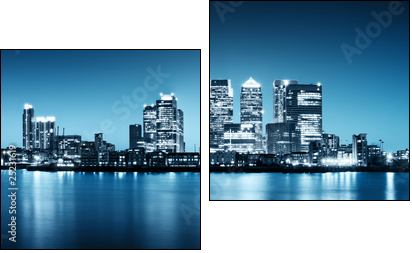 Canary Wharf – Londyn biznesowo
 - Obraz dwuczęściowy, Dyptyk