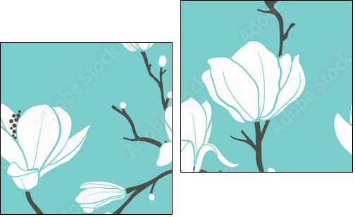 Stalowe magnolie – grafika
 - Obraz dwuczęściowy, Dyptyk