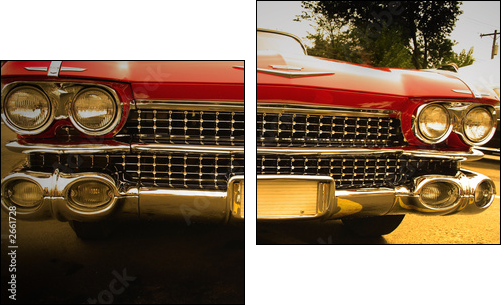 muscle car  - Obraz dwuczęściowy, Dyptyk
