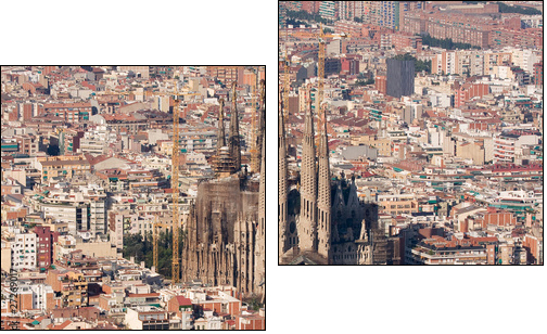 Barcelona – Panorama
 - Obraz dwuczęściowy, Dyptyk