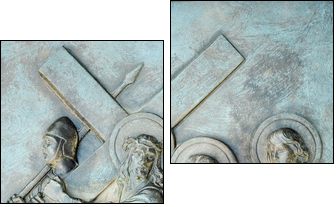 Station of the Cross #4  - Obraz dwuczęściowy, Dyptyk