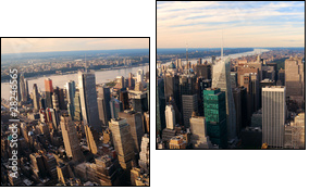 drapacze chmur na Manhattanie
 - Obraz dwuczęściowy, Dyptyk