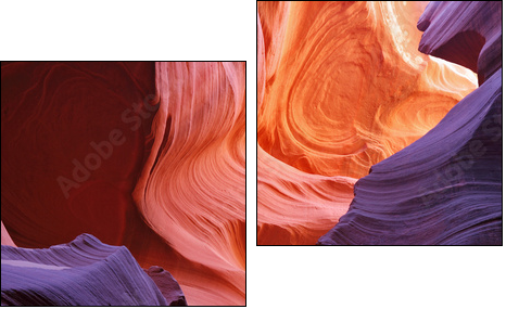 Kolorowe skały
 - Obraz dwuczęściowy, Dyptyk
