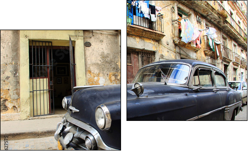 Czarna retro limuzyna – przejażdżka w wielkim stylu
 - Obraz dwuczęściowy, Dyptyk