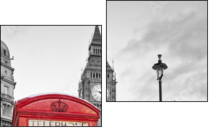 Londyn z Big Benem w tle
 - Obraz dwuczęściowy, Dyptyk