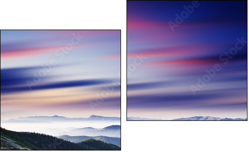 Kalejdoskop kolorów – górska widokówka
 - Obraz dwuczęściowy, Dyptyk