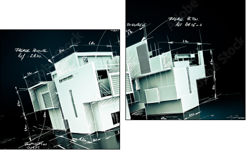 Architektura – siła wyobraźni
 - Obraz dwuczęściowy, Dyptyk