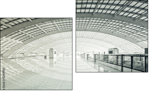 Modernistyczna hala – sztuka architektury nowoczesnej
 - Obraz dwuczęściowy, Dyptyk