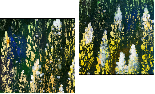 Wild flowers  - Obraz dwuczęściowy, Dyptyk