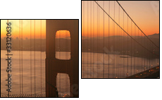 Golden Gate o świcie
 - Obraz dwuczęściowy, Dyptyk