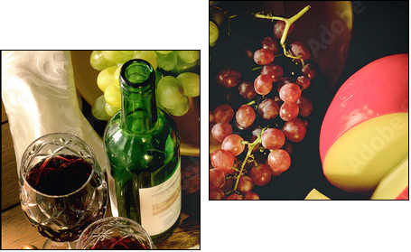 Ser i wino – francuski zestaw
 - Obraz dwuczęściowy, Dyptyk