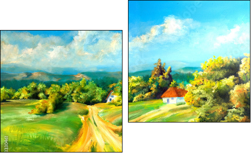Lato jak malowane – wiejskie wakacje
 - Obraz dwuczęściowy, Dyptyk
