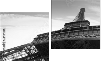 Magiczny symbol Paryża- wieża eiffla
 - Obraz dwuczęściowy, Dyptyk