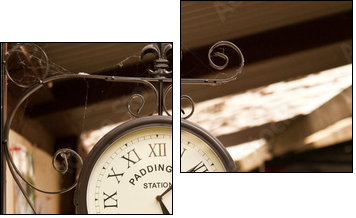 Zegar peronowy
 - Obraz dwuczęściowy, Dyptyk