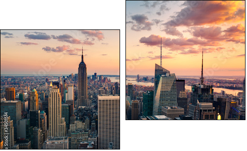 Nowy York – Empire State Building
 - Obraz dwuczęściowy, Dyptyk