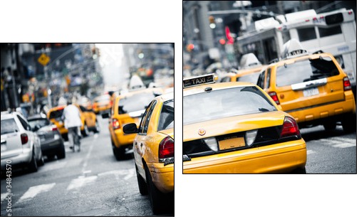 Żółte taksówki – symbol Wielkiego Jabłka
 - Obraz dwuczęściowy, Dyptyk