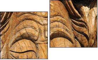 Kreta – twarz wyrzeźbiona w drewnie oliwnym
 - Obraz dwuczęściowy, Dyptyk