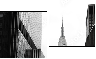 Taksówką na Empire State Building 
 - Obraz dwuczęściowy, Dyptyk