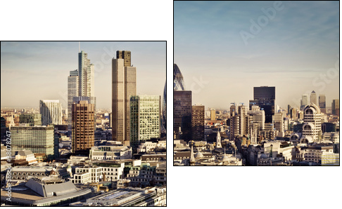 City of London  - Obraz dwuczęściowy, Dyptyk