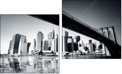 Metaliczny Nowy Jork – Wielkie Jabłko ze stali
 - Obraz dwuczęściowy, Dyptyk