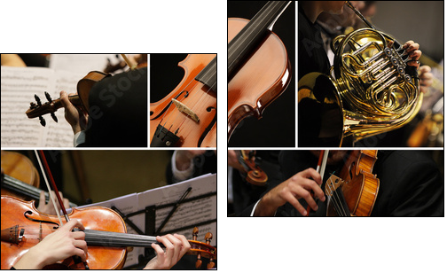 classical music collage  - Obraz dwuczęściowy, Dyptyk