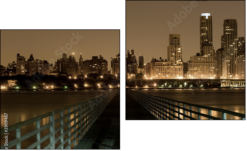 Morska droga, kierunek – Manhattan
 - Obraz dwuczęściowy, Dyptyk
