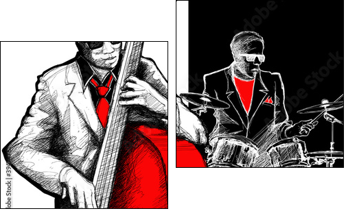 jazz band  - Obraz dwuczęściowy, Dyptyk