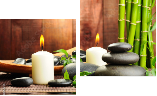 spa concept  - Obraz dwuczęściowy, Dyptyk