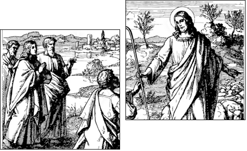 Good Shepherd  - Obraz dwuczęściowy, Dyptyk