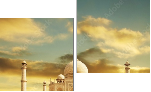 Tadż Mahal – indyjska świątynia miłości
 - Obraz dwuczęściowy, Dyptyk