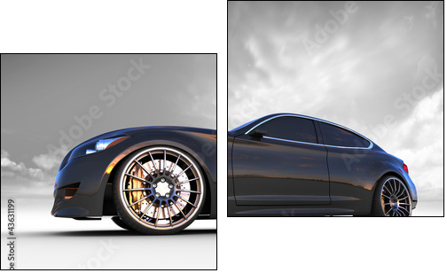 Sport Coupe prototype  - Obraz dwuczęściowy, Dyptyk