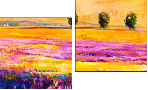 Landscape  - Obraz dwuczęściowy, Dyptyk