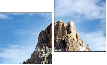 Dolomiti Italia - Passo Giau  - Obraz dwuczęściowy, Dyptyk