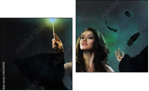 Halloween day  - Obraz dwuczęściowy, Dyptyk