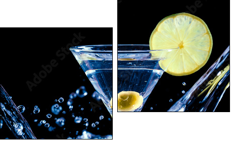 fresh coctail  - Obraz dwuczęściowy, Dyptyk