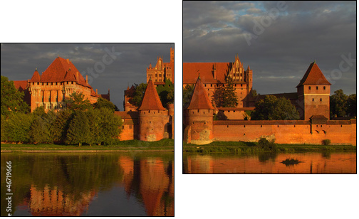 Marienburg  - Obraz dwuczęściowy, Dyptyk