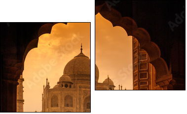 Taj Mahal  - Obraz dwuczęściowy, Dyptyk
