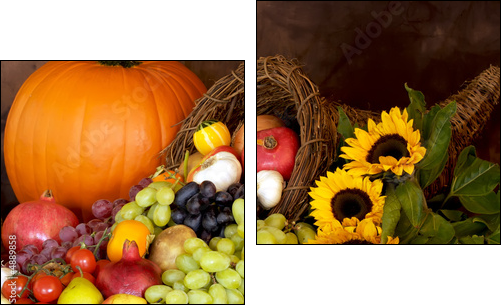 Jesień w pełni – Święto Dziękczynienia
 - Obraz dwuczęściowy, Dyptyk