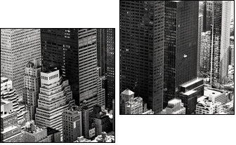 Manhattan, New York City. USA.  - Obraz dwuczęściowy, Dyptyk