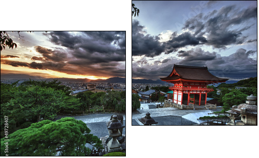 Kyoto  - Obraz dwuczęściowy, Dyptyk