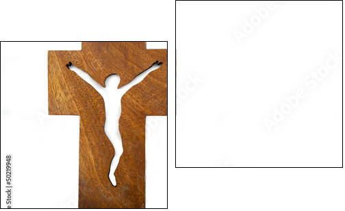 Modern Crucifix  - Obraz dwuczęściowy, Dyptyk