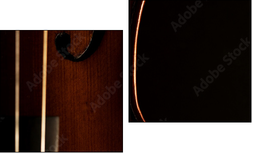 Part of violin  - Obraz dwuczęściowy, Dyptyk