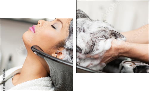 Hair Washing  - Obraz dwuczęściowy, Dyptyk