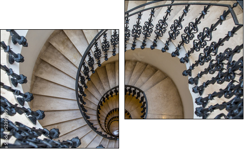 Wendeltreppe  - Obraz dwuczęściowy, Dyptyk