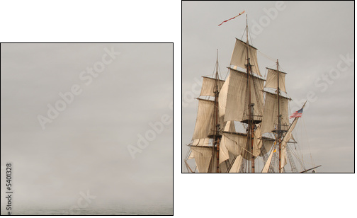 Fregata we mgle – historia żagli
 - Obraz dwuczęściowy, Dyptyk