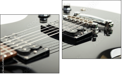 Gitara elektryczna  - Obraz dwuczęściowy, Dyptyk